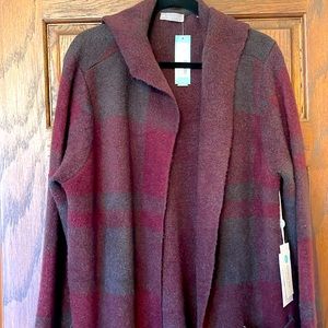 Women’s plus size new with tags long sweater, jacket cardigan